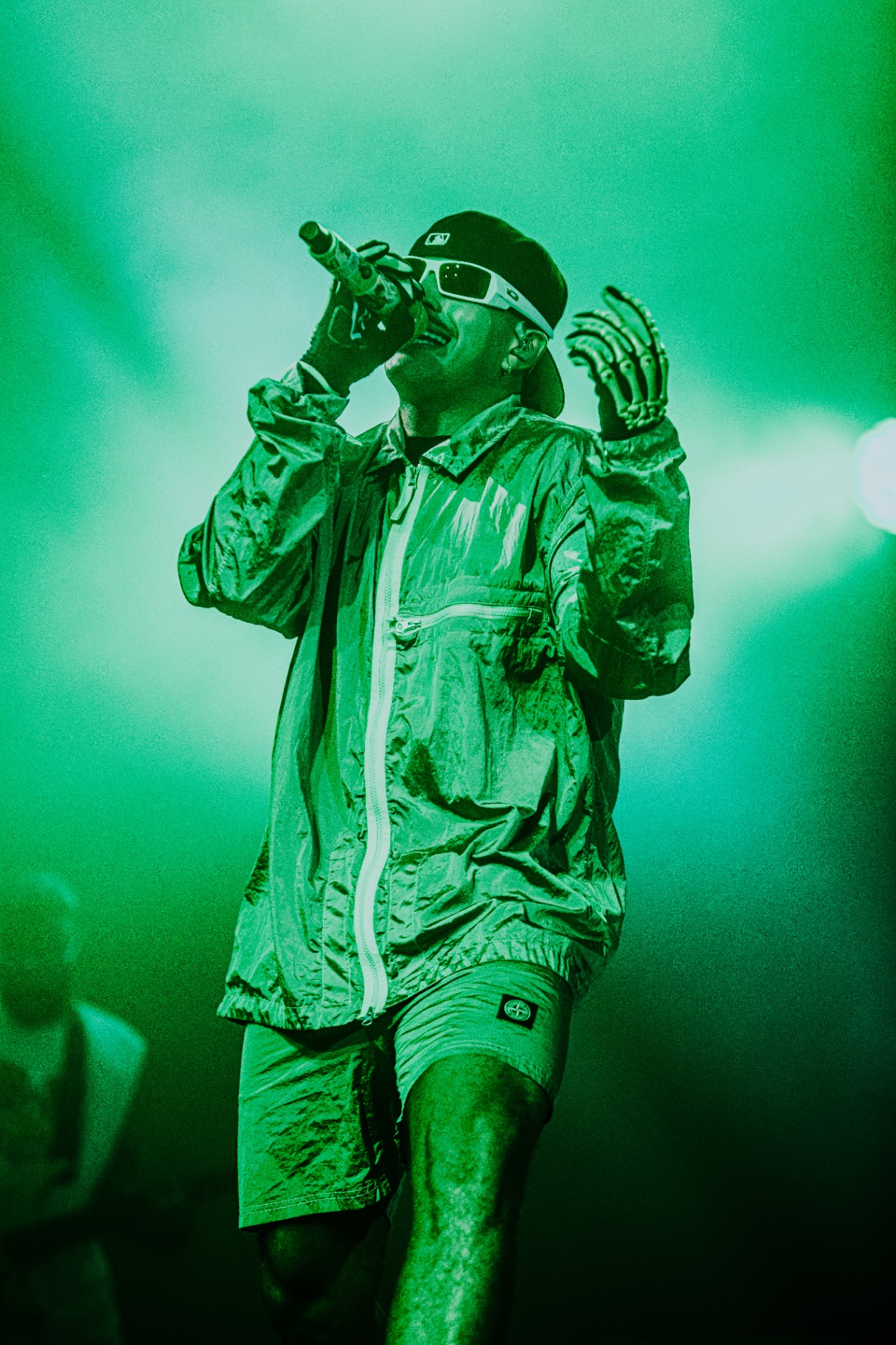 Artista en directo en festival de Gran Canaria